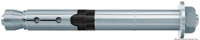 Produktbild von fischer Hochleistungsanker FH II 12/50 B mit Gewindebolzen, 25 Stück