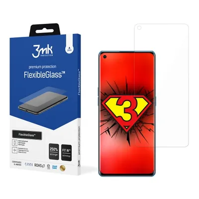 Produktbild von 3mk Display Hybridglas FlexibleGlass für Oppo Reno 6 5G 0,3mm 7H