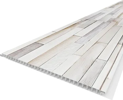 Produktbild von VILO Motivo Wandpaneele - Wasserfest & UV-Beständig - Klick-Montage - 2,65m² (4 Paneele) - 265x25cm - Fun Wood