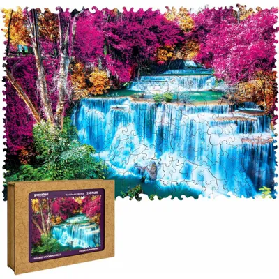 Immagine prodotto di Puzzle in legno PUZZLER Cascata colorata, Thailandia 250 pezzi