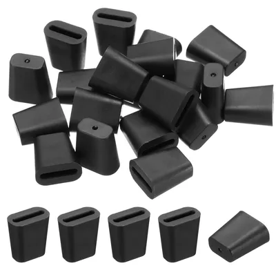 Gummifüße für Spülbecken, 20 Stück, Bodenschutz, schwarz
