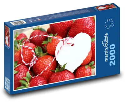 Obrázek produktu pro Puzzle 2000 Jahody k Valentýnu - martinpuzzle