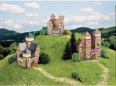 Produktbild von Schreiber-Bogen Kartonmodellbau 3 kleine Burgen