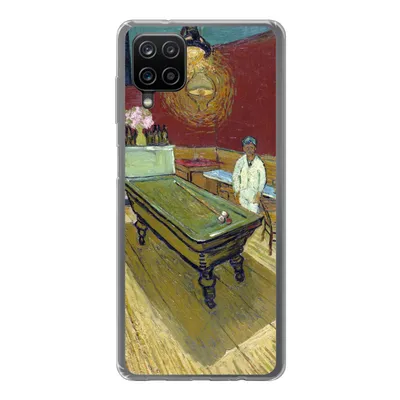 Produktbild von MuchoWow® Handyhülle Schutzhülle Hülle für Samsung Galaxy A12 Das Nachtcafé - Vincent van Gogh Silikon Softcase Handy Hülle - Bild