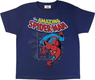 Produktbild von The Amazing Spider-Man - T-Shirt für Kinder CD925 (152-158) (Acai/Dunkles Marineblau)