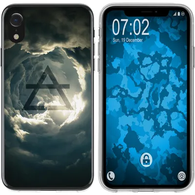 Produktbild von PhoneNatic Case kompatibel mit Apple iPhone Xr Silikon-Hülle Element Luft M1