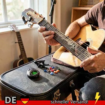 Produktbild von Miwayer Gitarren-Anfänger-Zubehörset mit Gitarrenstimmgerät Inklusive