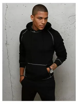 Productafbeelding van Dstreet Herenhoodie Choedon, zwart, maat L