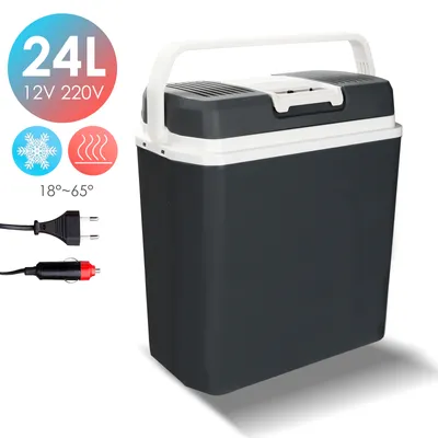 Obrázok produktu pre 24L chladiaci box elektrická mini chladnička 230V/12V pre kempovanie v aute chladí a ohrieva s ECO režimom chladiaca taška, izolovaná taška, elektrické chladiace boxy