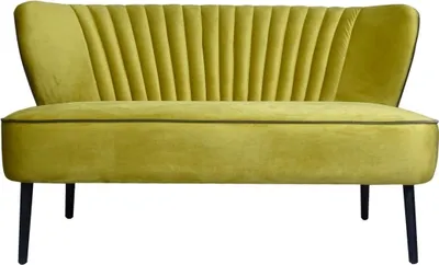 Produktbild von Casa Padrino Luxus Wohnzimmer Sofa Gold 129 x 75 x H. 73,5 cm - Designer Möbel