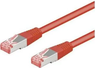 Produktbild von Goobay 95571, 1,5 m, Cat6, S/FTP (S-STP), RJ-45, RJ-45, Rot