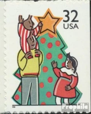 Produktbild von Briefmarken USA 1996 Mi 2790BDr postfrisch Weihnachten