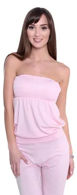 Produktbild von Damen Jumpsuits Bandeau Overall 6/8; Puderrosa L/XL 40/42