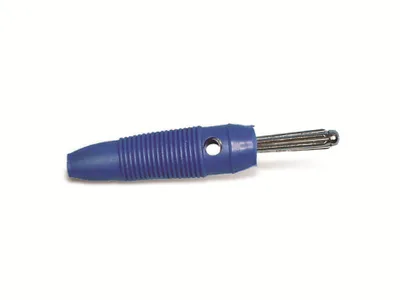 Immagine prodotto di goobay Bananen Stecker mit Querloch 4 mm trittfest blau (Bulk)