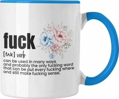 Produktbild von Trendation - Lustige Tasse Erwachsener Humor Geschenk Sarkasmus Ironie Geschenkidee Lustiger Spruch (Blau)