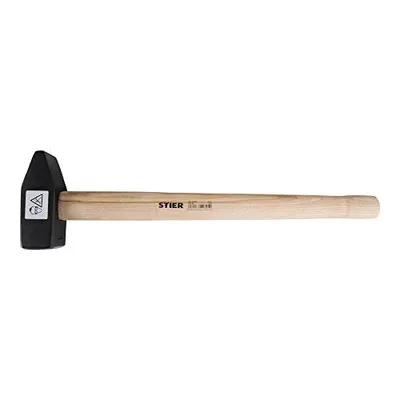 Produktbild von STIER Vorschlaghammer, 3 kg, Eschenstiel für optimale Handhabung, DIN 1042 konform, aus Spezialstahl, ideal für Renovierungs- und Abrissarbeiten, langlebig und robust