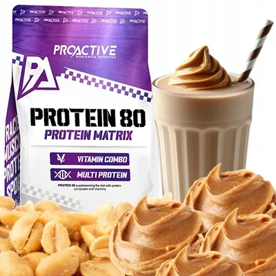 Immagine prodotto di ProActive Concentrato di proteine del siero di latte WPC 80 protein 700 g Polvere proteica Gusto: burro di arachidi