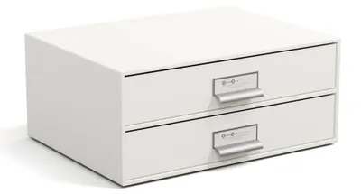 Immagine prodotto di Set di cassettiere 'BIRGER' Bigso Box of Sweden Colore: Bianco, Dimensioni: 25,5 x 33,5 x 14,5 cm