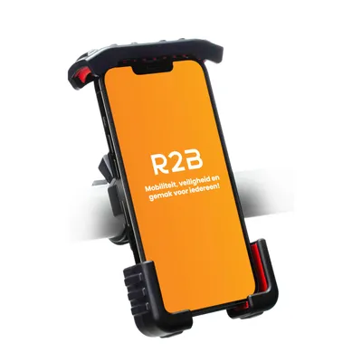 Produktbild von R2B Handy Halterung Fahrrad - Universal fahrrad Handyhalterung, mit Safety Lock, Handyhalter fahrrad für Mountainbikes, Motorräder und Motorroller