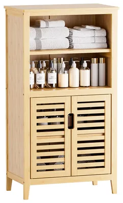 Produktbild von Freistehender Badezimmer-Schrank mit viel Stauraum