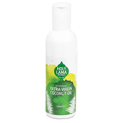 Produktbild von Holy Lama Ayurvedisches Kokosmassageöl -- 200 ml
