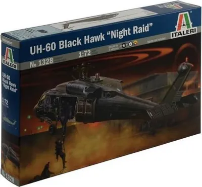 Produktbild von Italeri 1328, Drehflügler-Modell, Montagesatz, 1:72, UH - 60 Black Hawk, Mehrzweckflugzeug, Mehrfarbig