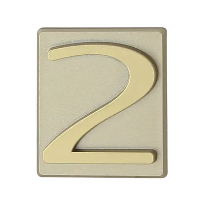 Produktbild von DOMINO Hausnummer Briefkasten Selbstklebend – 2 | 3D Türnummer Adressnummern Aufkleber | Hausnummern Klebend | Klebezahlen Wetterfest | Zahlen zum Aufkleben | Hausnummernschild | PCV | Olive
