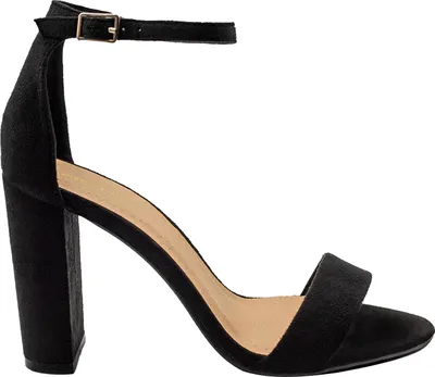 Image de Where's That From - Sandales pour femmes "Skye", à bretelles, en daim WM323 (39 UE) (Noir)