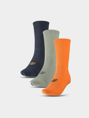 Produktbild von 4F Mehrfarbige Socken im 3er-Pack Größe 35-38