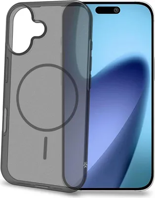 Image de Coque iPhone 17 compatible MagSafe, finition TPU noire