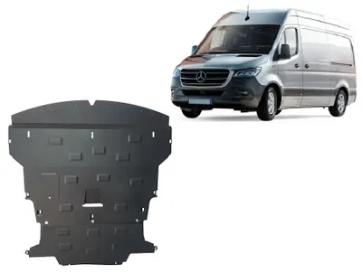 Obrázok produktu pre Ochrana motora proti podbehnutiu pre vozidlá Mercedes Sprinter s pohonom predných kolies