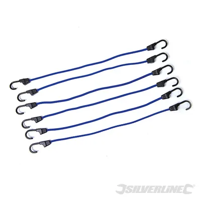 Zdjęcie produktu dla Silverline 140822 Linki bungee, 6 szt