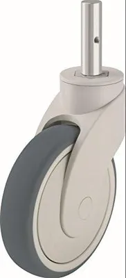 Produktbild von Lenkrollen mit Zapfen und Kugellager, 100 mm
