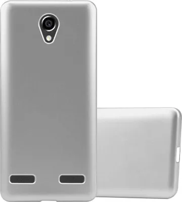 Produktbild von Cadorabo Schutzhülle für ZTE Blade L7 Hülle in Silber Handyhülle TPU Silikon Etui Cover Case