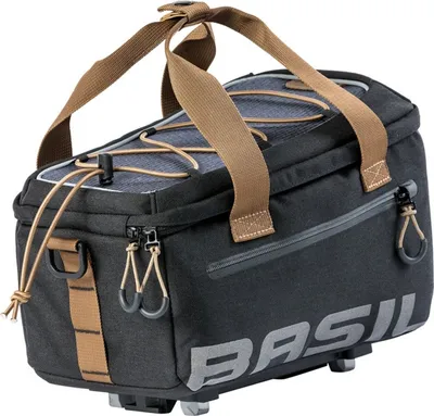 Produktbild von BASIL Gepäckträgertasche "Miles MIK" - schwarz/braun