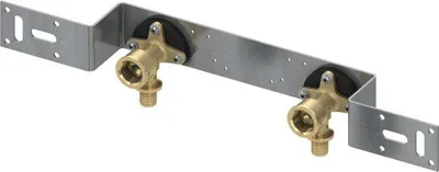 Image de TECEflex Unité de montage pour lavabo avec rondelles murales 16x1/2" 150 mm standard laiton (Nr. 740115)