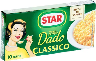 Produktbild von 24x Star Dado Classico Suppenwürfel Brühe klassisch reich an Geschmack 10pz 100% Italienische Brühe
