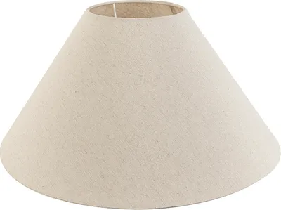 Produktbild von STOfflampenschirm Beige Rund abgeschrägt 50 17,5 25