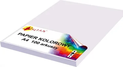 Zdjęcie produktu dla Papier kolorowy A4 120g wrzosowy jasny 100 arkuszy