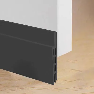 Image de Joint de porte noir pour Unterdoor, lot de 2
