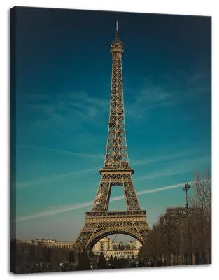 Produktbild von Leinwandgemälde Architektur Eiffelturm 30x40