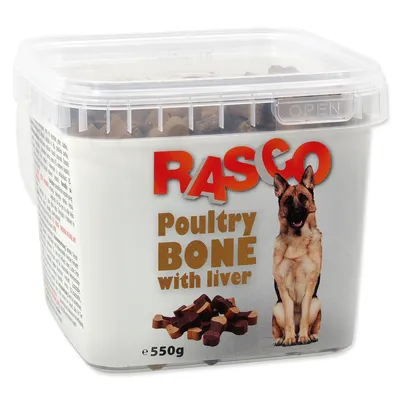 Immagine prodotto di Dog Bone, prelibatezza di pollame con fegato 550 g