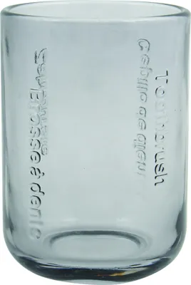 Produktbild von MSV Zahnputzbecher Denver Glas Grau