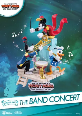 Produktbild von Beast Kingdom Toys Mickey Mouse The Band Concert D-Stage PVC Diorama Statue 15 cm BKDD-STAGE-047