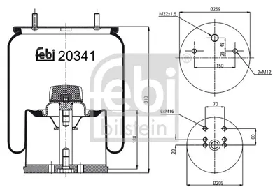 Produktbild von Mech, pneumaticke odpruzeni