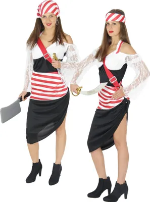 Produktbild von y Piraten Kostüm für Damen, Größe:XL