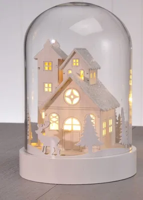 Image de 3.06 Cloche décorative avec scène de Noël