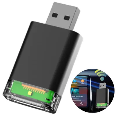 Produktbild von 2 IN 1 Drahtloser Carplay-Adapter Plug & Play Magic Link Carplay