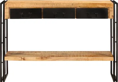 Obrázok produktu pre vidaXL Konzolový stôl 110x30x76 cm Masívne drevo Mango
