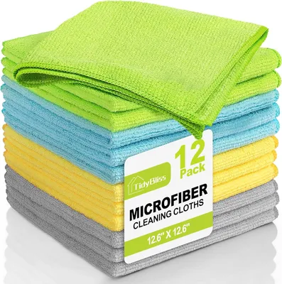 Obrázok produktu pre Mikrovláknové čistiace utierky, 12 kusov, pre kuchyňu